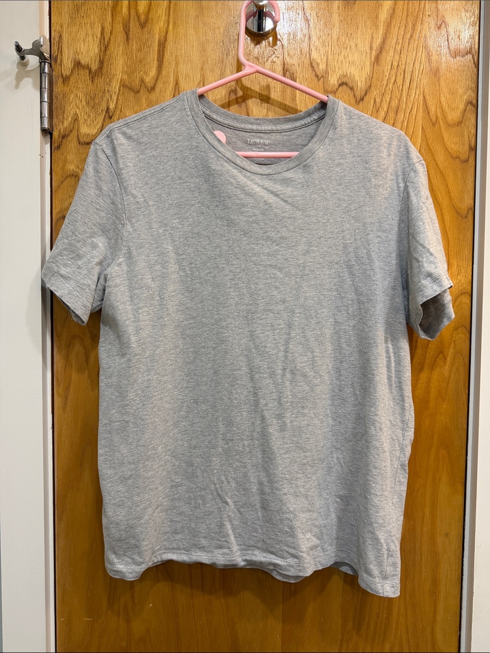 J. Crew Washed Gray Basic Crewneck Tee Shirt Men’s Medium